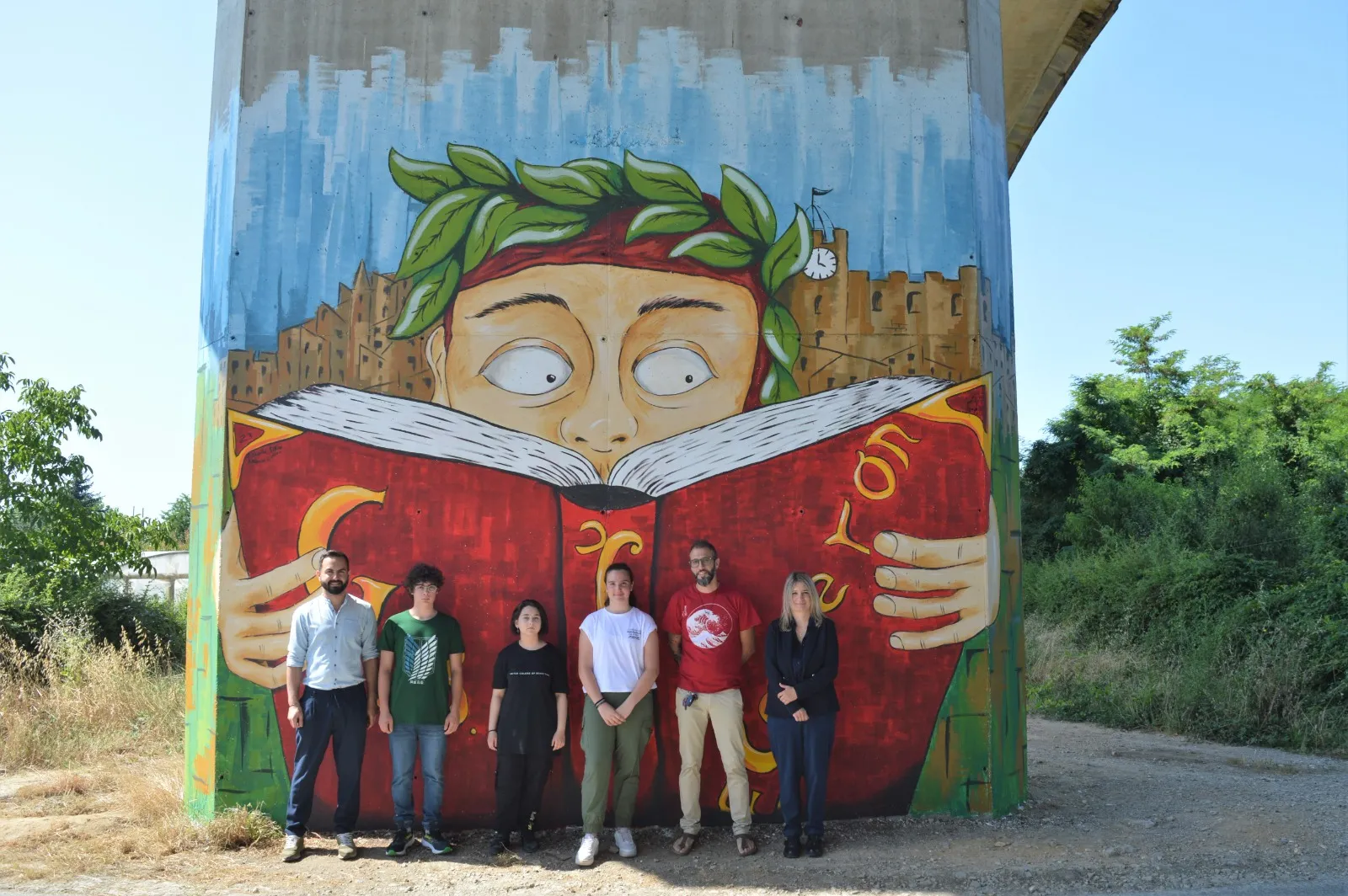 Nuovo murale a Certaldo: opera del prof. Masullo e di tre studenti