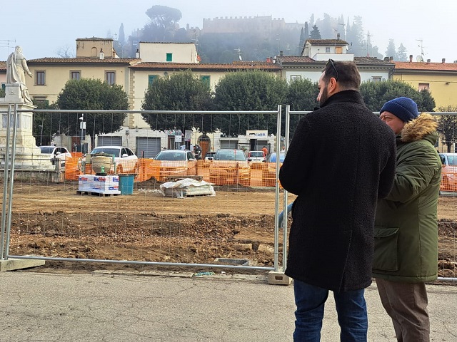 Sopralluogo del sindaco di Certaldo e dell'assessora Clara Conforti nei cantieri urbani: aggiornamenti sui lavori in corso