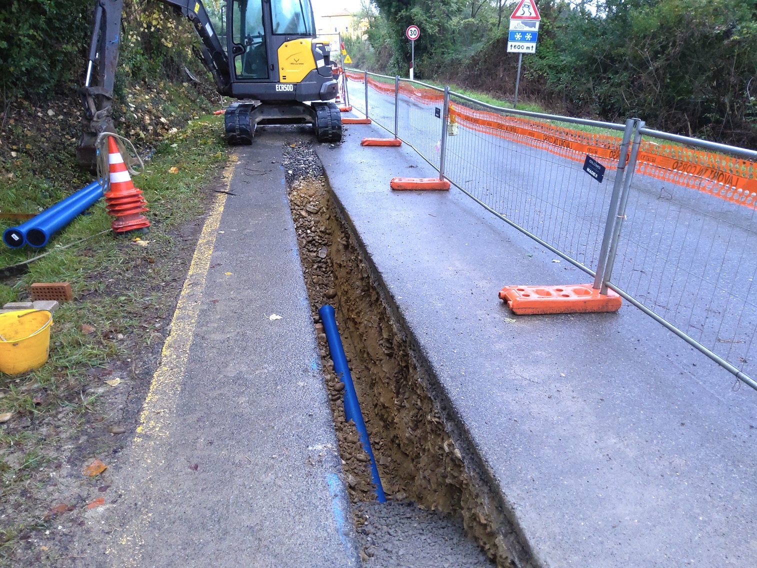 Interventi di rinnovamento sull'acquedotto in via Lucardese e via Cavallotti