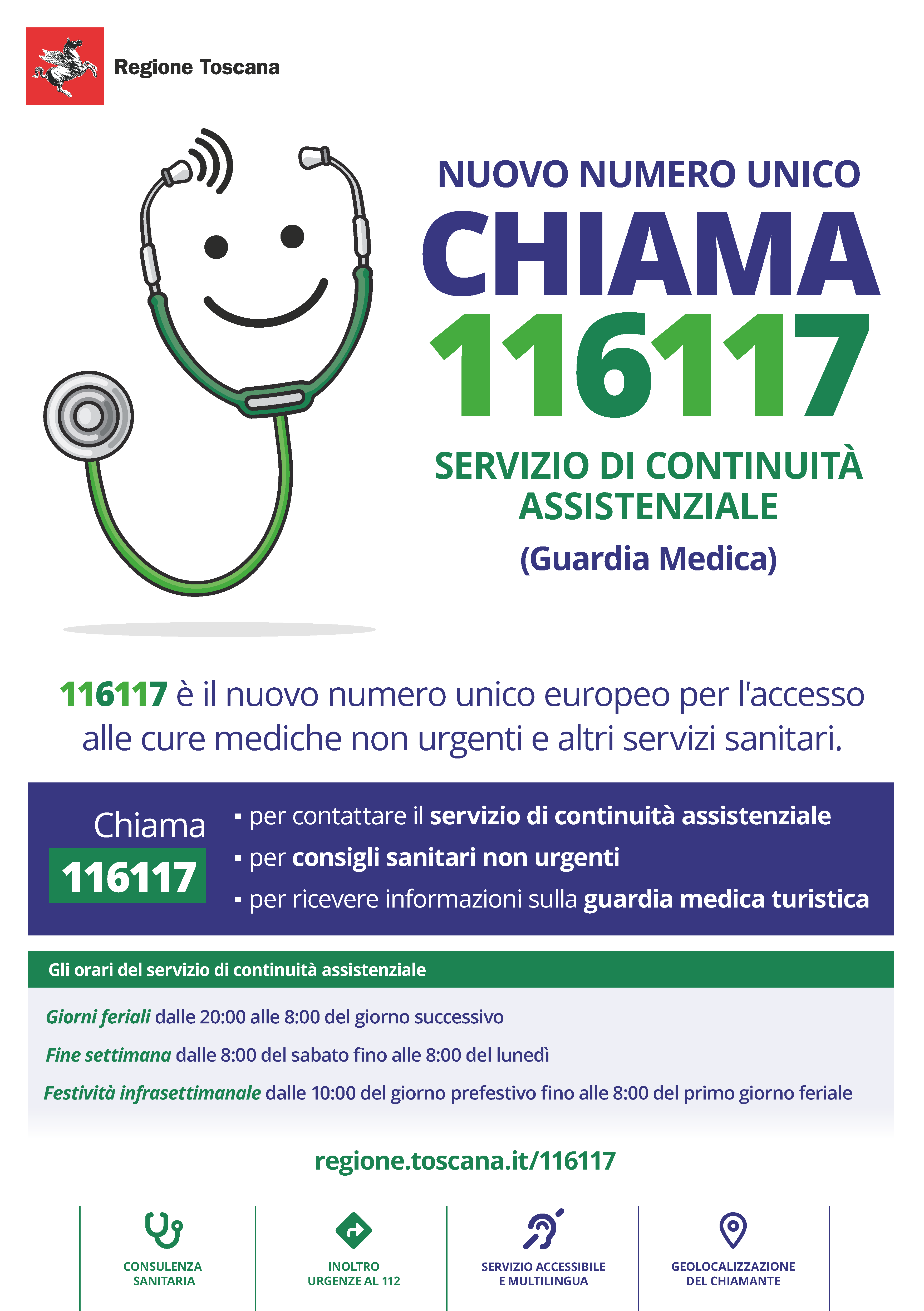 Cure non urgenti: dal 16 settembre 2024 parte il numero 116117 nelle province di Firenze, Prato e Pistoia