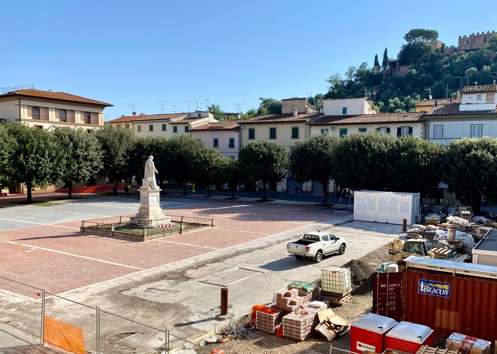 Piazza Boccaccio, da mercoledì 24 luglio 2024 riprendono i lavori