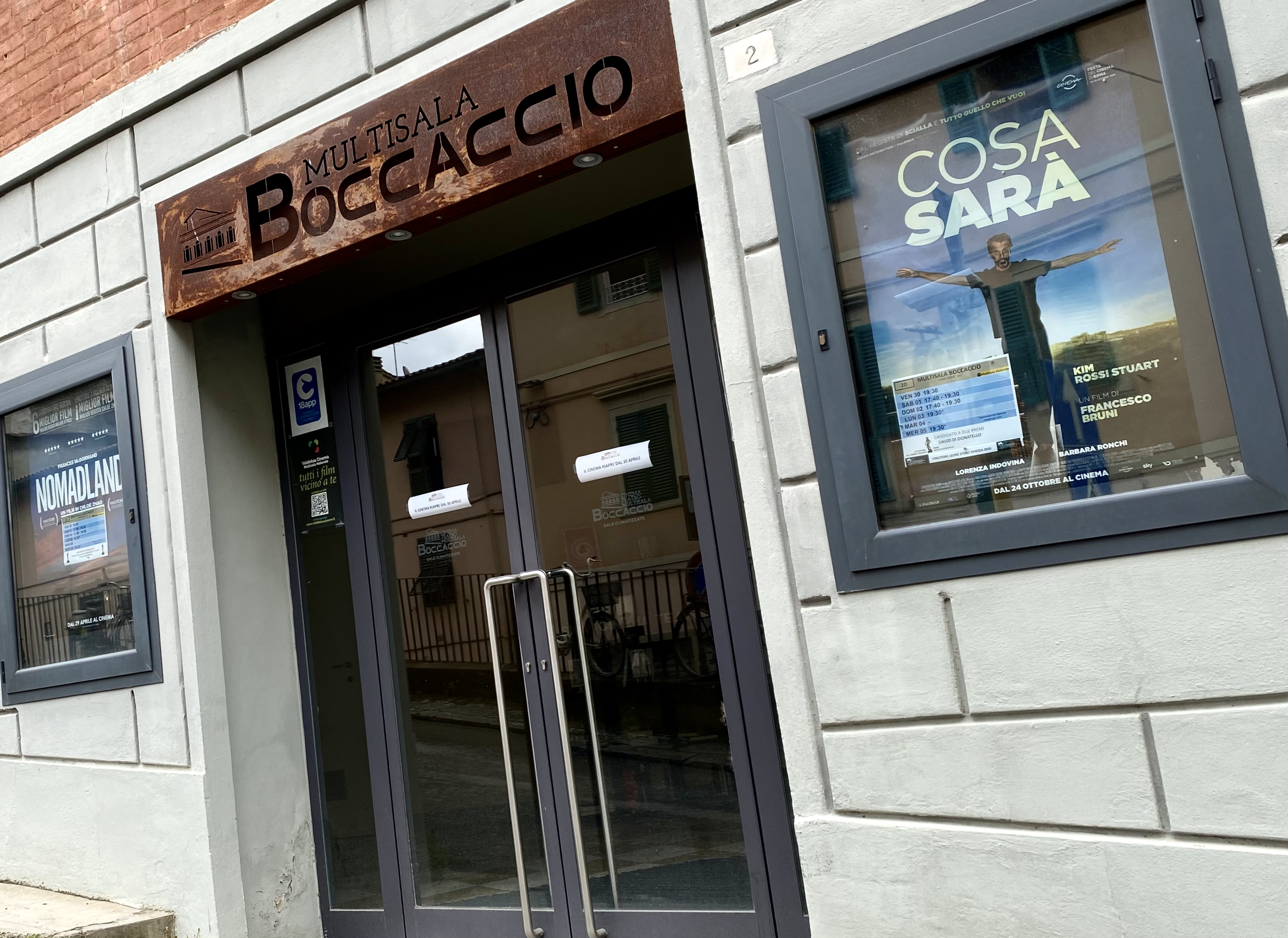 Partenza da Oscar per il Multisala Boccaccio, il 30 aprile porte aperte con 'Nomadland'