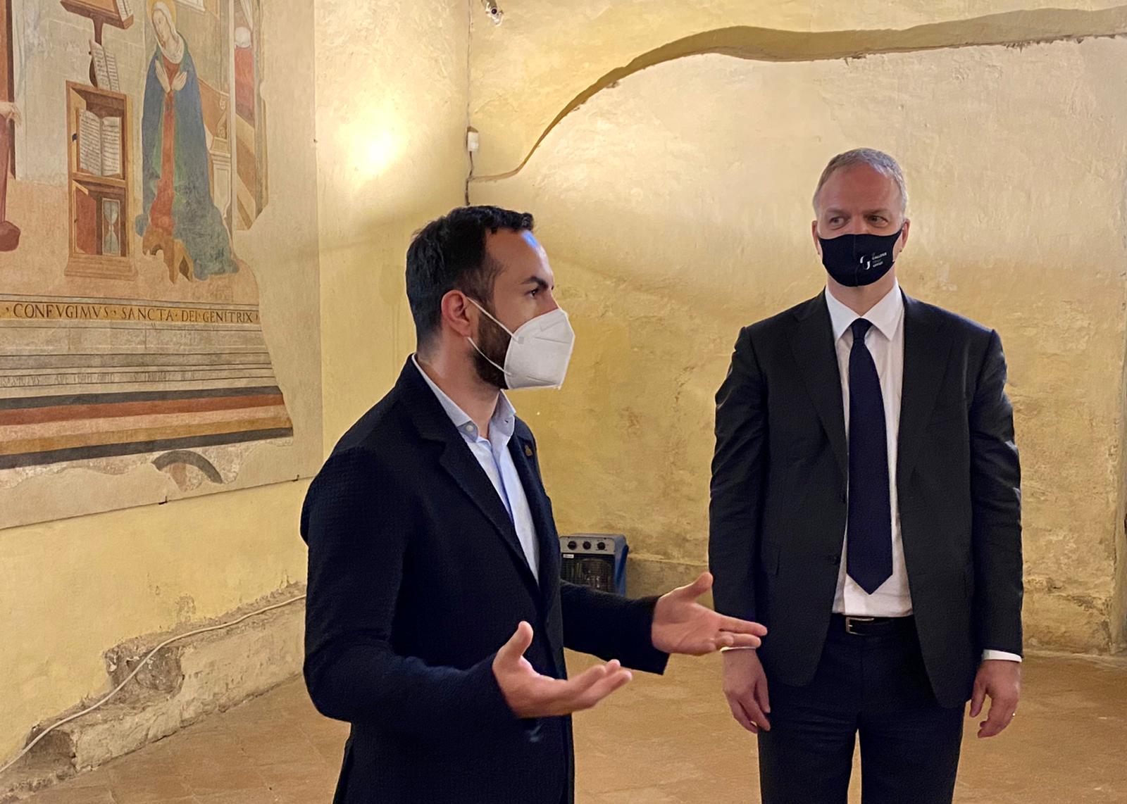 Uffizi Diffusi, il direttore Schmidt in visita a Certaldo: "Il borgo ha le carte in regola per partecipare al progetto"